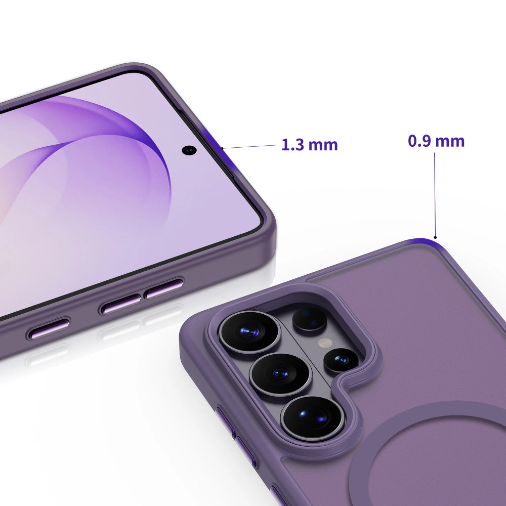 Coque MagSafe pour Samsung Galaxy S26 Ultra S948, Tech-Protect, Magmat, Violet Mat