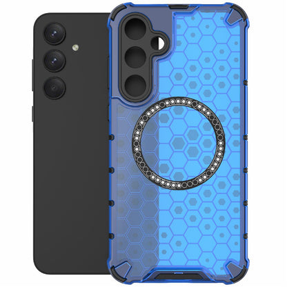 MagSafe-hoes voor Samsung Galaxy A26 A266, Techsuit, HoneyComb Shield, Blauw