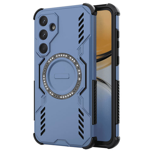 MagSafe-Hülle für Samsung Galaxy A55 5G A556, Techsuit, ArmorMag, Blau