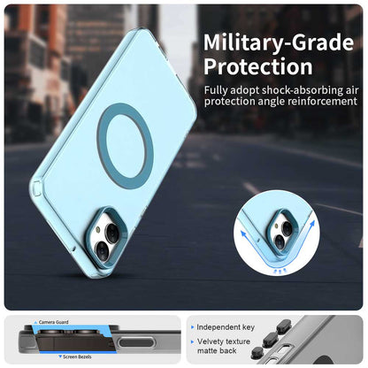 MagSafe-hoesje voor Samsung Galaxy A05 A055, Techsuit, CandyCase, Blauw