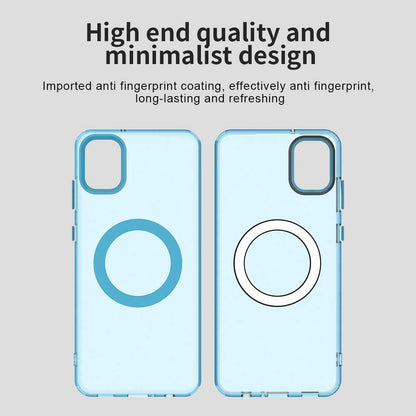 MagSafe-hoesje voor Samsung Galaxy A05 A055, Techsuit, CandyCase, Blauw