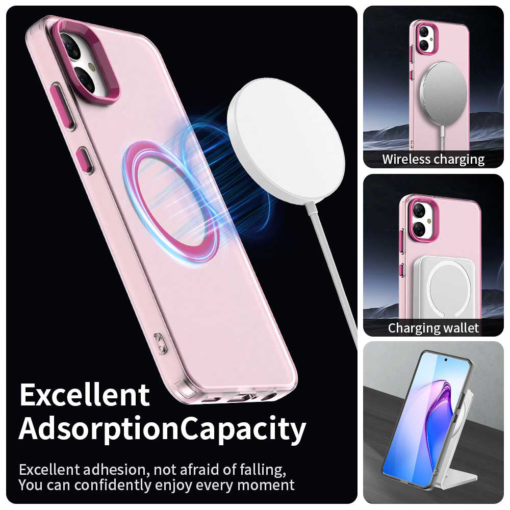 MagSafe-Hülle für Samsung Galaxy A05 A055, Techsuit, CandyCase, Rosa