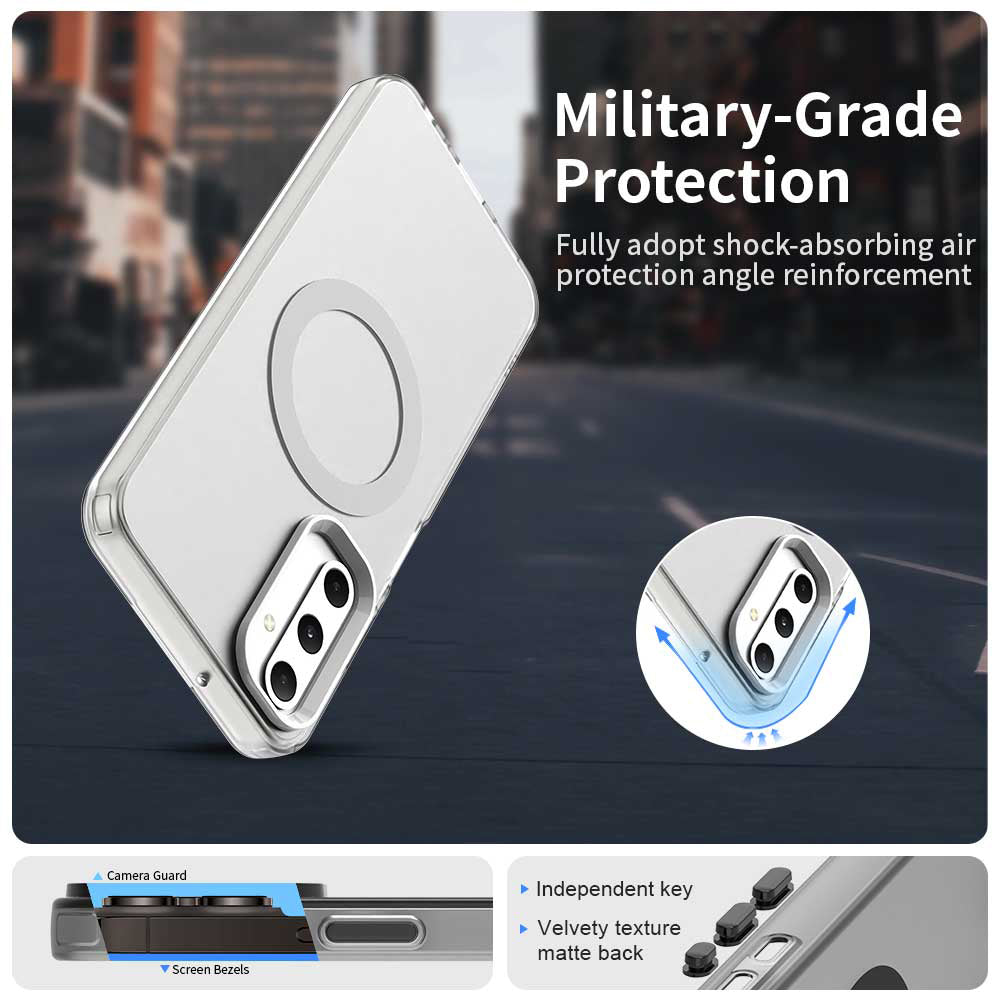 MagSafe-hoes voor Samsung Galaxy A05s A057, Techsuit, CandyCase, Wit