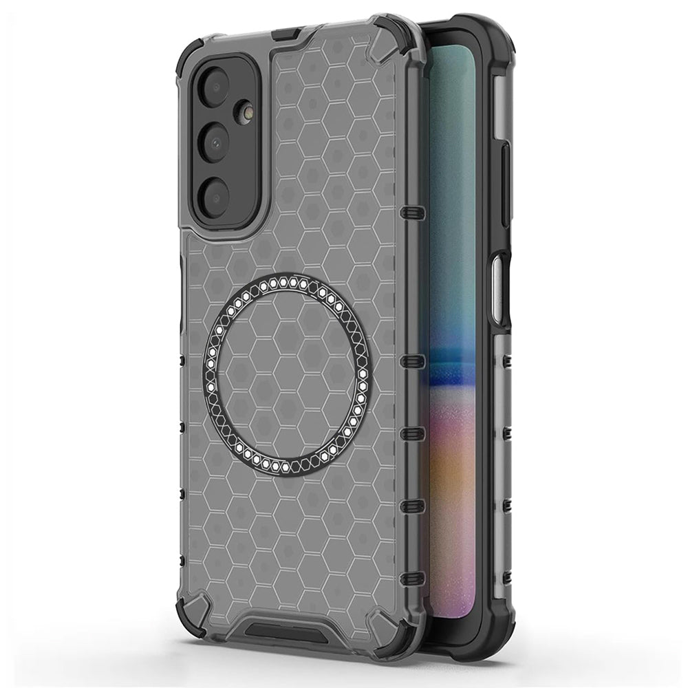MagSafe-Hülle für Samsung Galaxy A05s A057, Techsuit, HoneyComb Shield, Schwarz