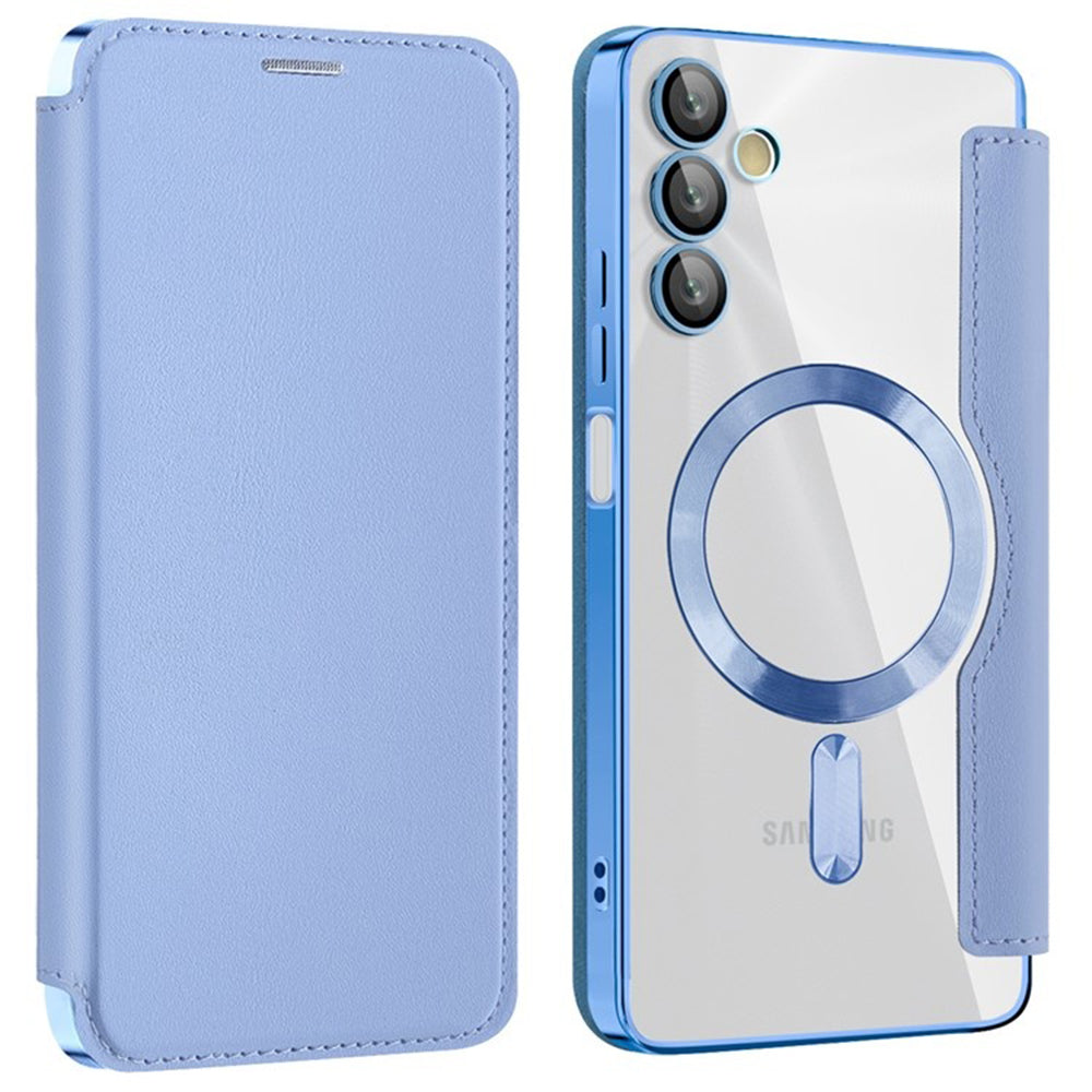 MagSafe Case for Samsung Galaxy A05s A057, Techsuit, SmartMag Book, Blue