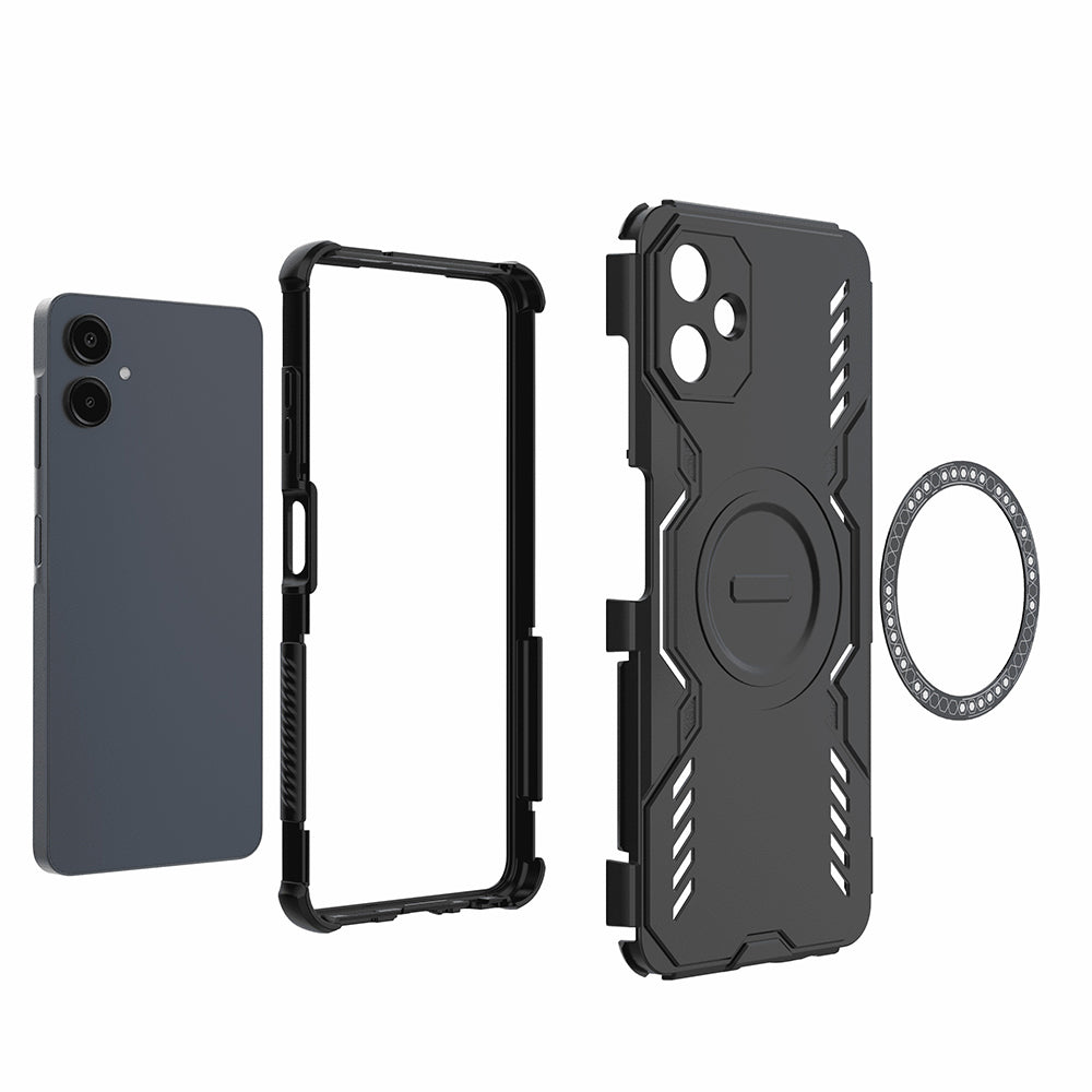 MagSafe Case for Samsung Galaxy A06 A065, Techsuit, ArmorMag, Blue