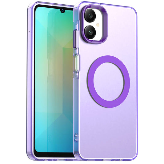 MagSafe-hoesje voor Samsung Galaxy A06 A065, Techsuit, CandyCase, Paars