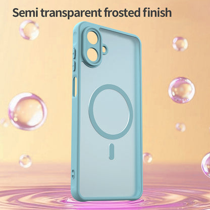 Étui MagSafe pour Samsung Galaxy A07 4G A075, Techsuit, HaloFrost II, Vert Clair