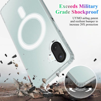 Coque MagSafe pour Samsung Galaxy A07 4G A075, Techsuit, Pro, Transparente