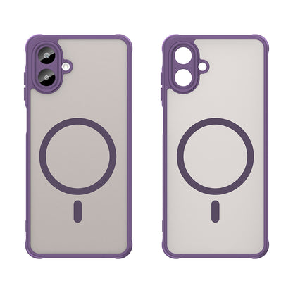 Coque MagSafe pour Samsung Galaxy A07 4G A075, Techsuit, HaloFrost II, Violet