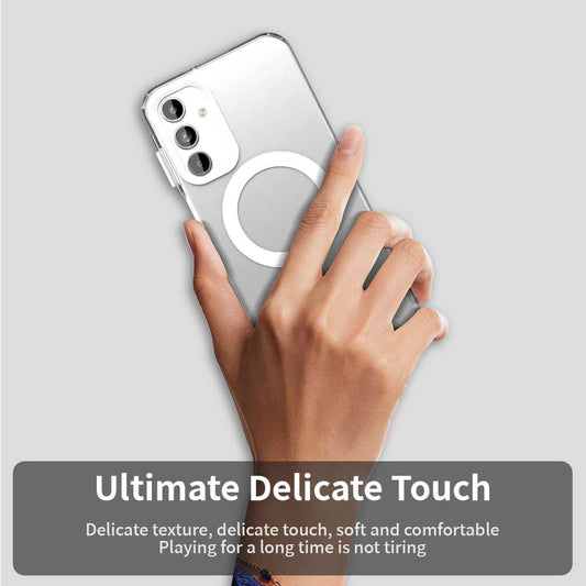 MagSafe-Hülle für Samsung Galaxy A15 5G A156 / A15 A155, Techsuit, CandyCase, Weiß
