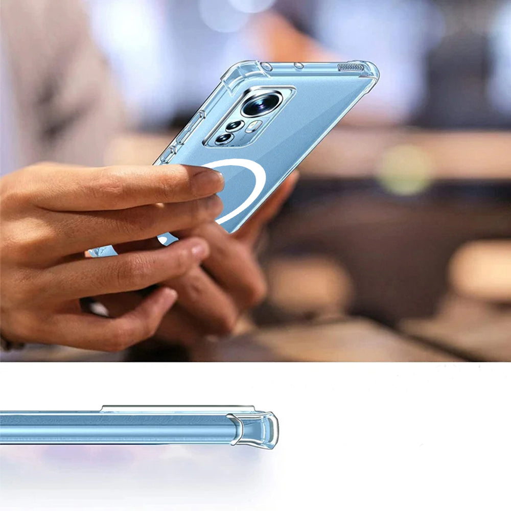 Coque MagSafe pour Samsung Galaxy A15 5G A156 / A15 A155, Techsuit, Antichoc, Transparente