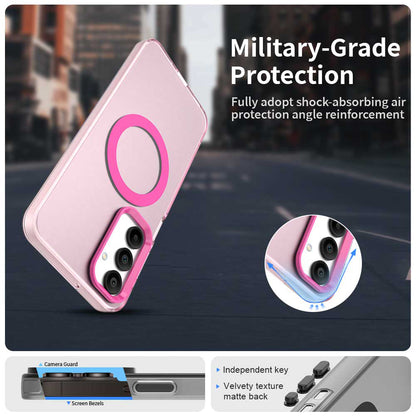 MagSafe Case for Samsung Galaxy A16 5G A166 / A16 4G A165, Techsuit, CandyCase, Pink