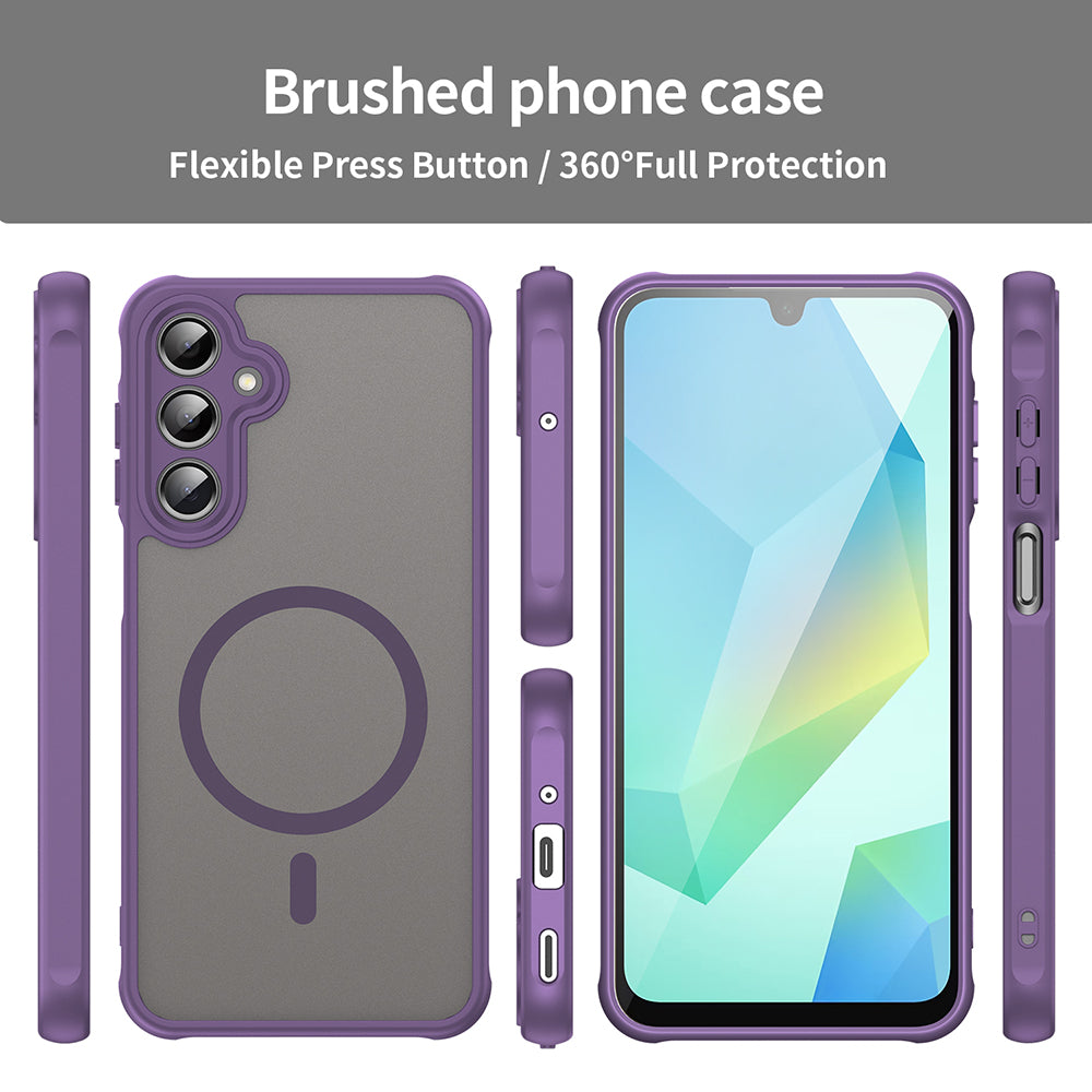 MagSafe-Hülle für Samsung Galaxy A16 5G A166 / A16 4G A165, Techsuit, HaloFrost II, Lila