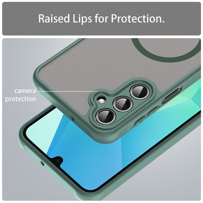 MagSafe-Hülle für Samsung Galaxy A16 5G A166 / A16 4G A165, Techsuit, HaloFrost II, Grün