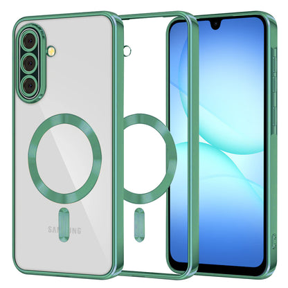 MagSafe-Hülle für Samsung Galaxy A17 4G / A17 5G, Techsuit, Luxury Crystal, Hellgrün