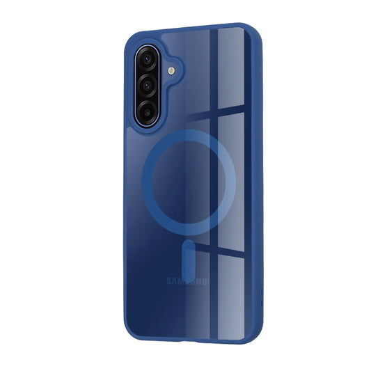 Coque MagSafe pour Samsung Galaxy A17 4G / A17 5G, Techsuit, Pro, Bleue