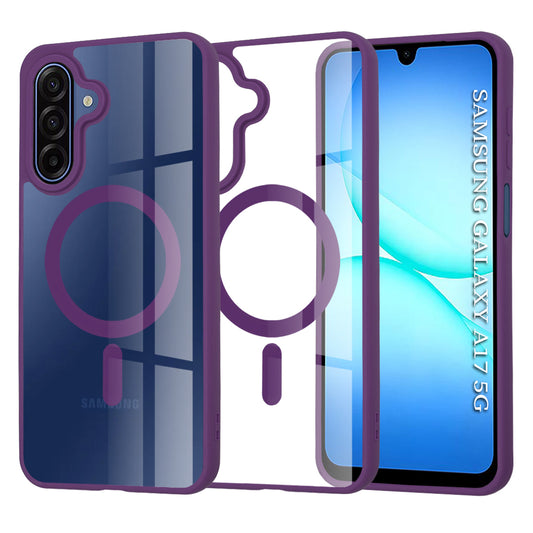 Coque MagSafe pour Samsung Galaxy A17 4G / A17 5G, Techsuit, Pro, Violet