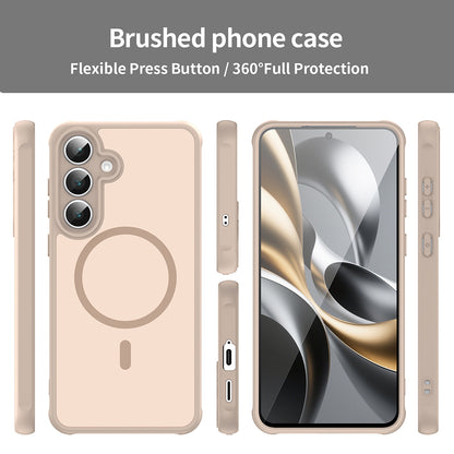 Coque MagSafe pour Samsung Galaxy A17 5G, Techsuit, HaloFrost II, Dorée