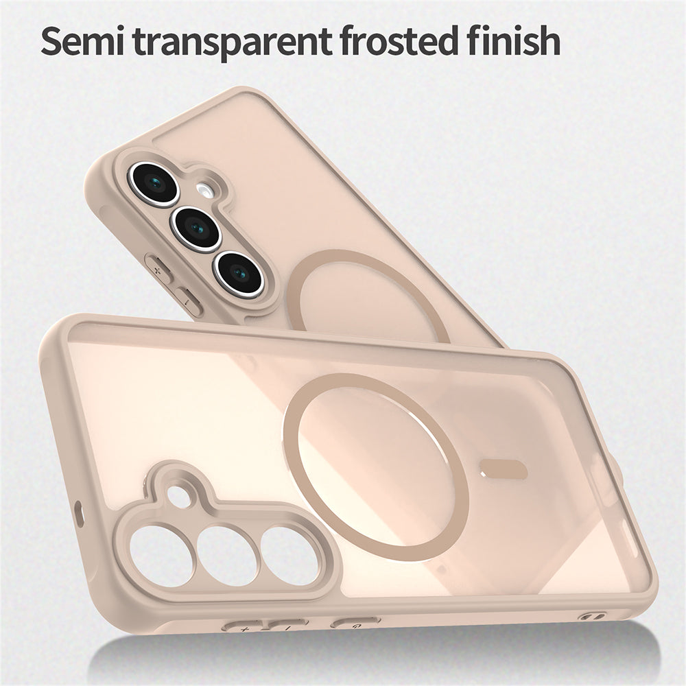 Coque MagSafe pour Samsung Galaxy A17 5G, Techsuit, HaloFrost II, Dorée