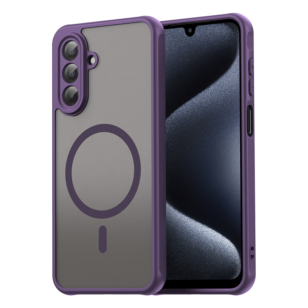 Coque MagSafe pour Samsung Galaxy A17 5G, Techsuit, HaloFrost II, Violet