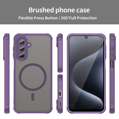 Coque MagSafe pour Samsung Galaxy A17 5G, Techsuit, HaloFrost II, Violet