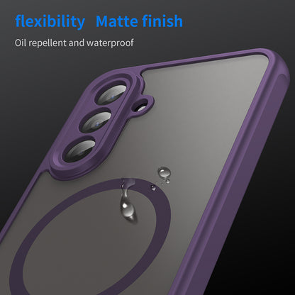 Coque MagSafe pour Samsung Galaxy A17 5G, Techsuit, HaloFrost II, Violet