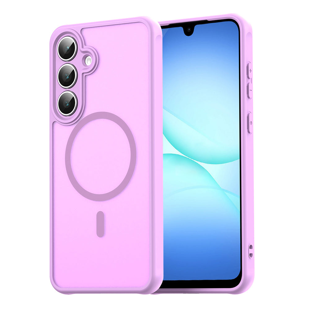 Coque MagSafe pour Samsung Galaxy A17 5G, Techsuit, HaloFrost II, Rose