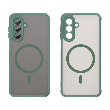 Coque MagSafe pour Samsung Galaxy A17 5G, Techsuit, HaloFrost II, Vert