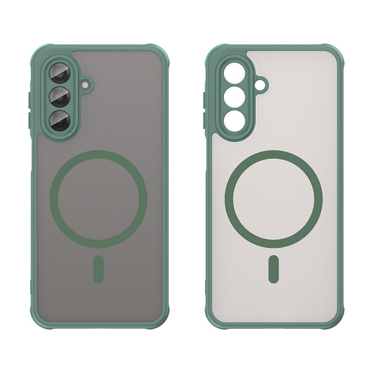 MagSafe-hoesje voor Samsung Galaxy A17 5G, Techsuit, HaloFrost II, Groen