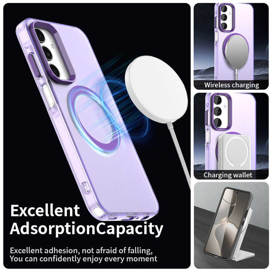 MagSafe-hoes voor Samsung Galaxy A25 A256, Techsuit, CandyCase, Paars