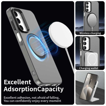 Coque MagSafe pour Samsung Galaxy A25 A256, Techsuit, CandyCase, Noire