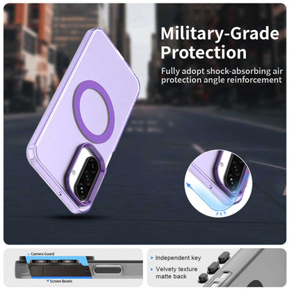 Coque MagSafe pour Samsung Galaxy A26 A266, Techsuit, CandyCase, Violet