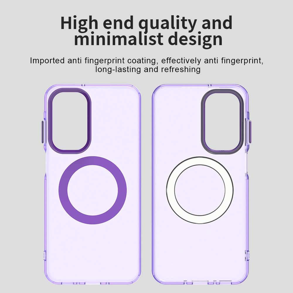 Coque MagSafe pour Samsung Galaxy A26 A266, Techsuit, CandyCase, Violet