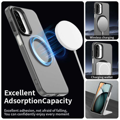 MagSafe-Hülle für Samsung Galaxy A26 A266, Techsuit, CandyCase, Schwarz