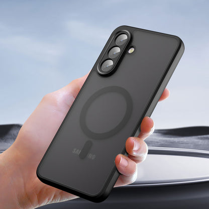 MagSafe-Hülle für Samsung Galaxy A26 A266, Techsuit, PureFrost, Schwarz