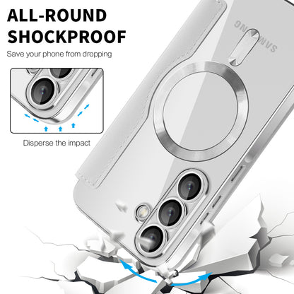 MagSafe Case for Samsung Galaxy A26 A266, Techsuit, SmartMag Book, Gray