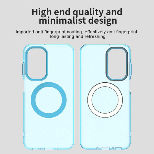 MagSafe-hoesje voor Samsung Galaxy A27 5G, Techsuit, CandyCase, Blauw