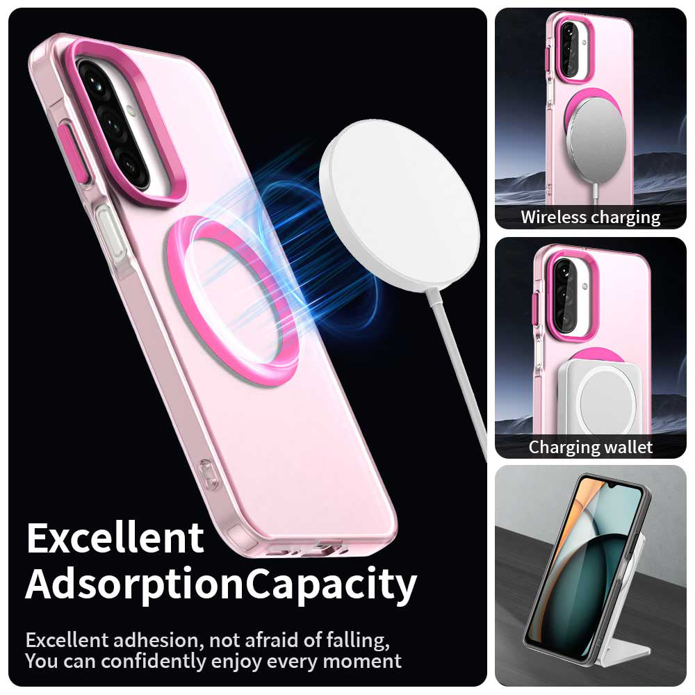 Coque MagSafe pour Samsung Galaxy A27 5G, Techsuit, CandyCase, Rose