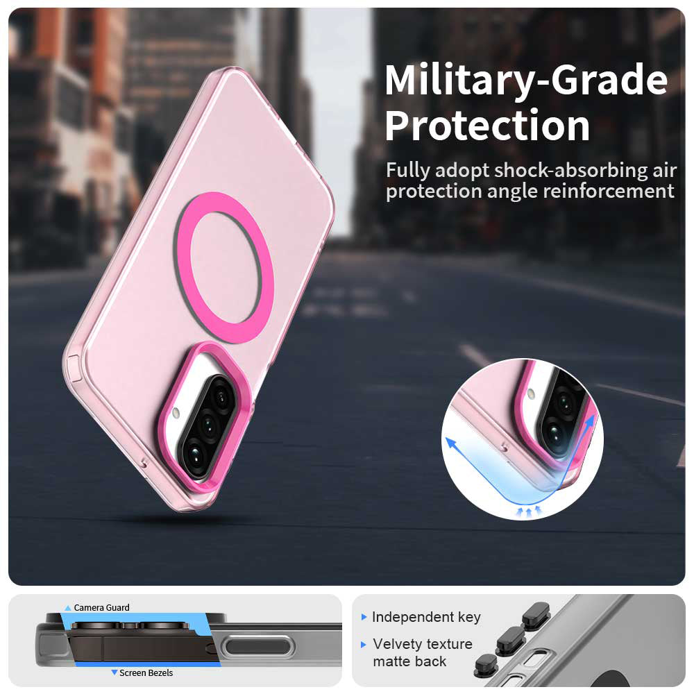 Coque MagSafe pour Samsung Galaxy A27 5G, Techsuit, CandyCase, Rose