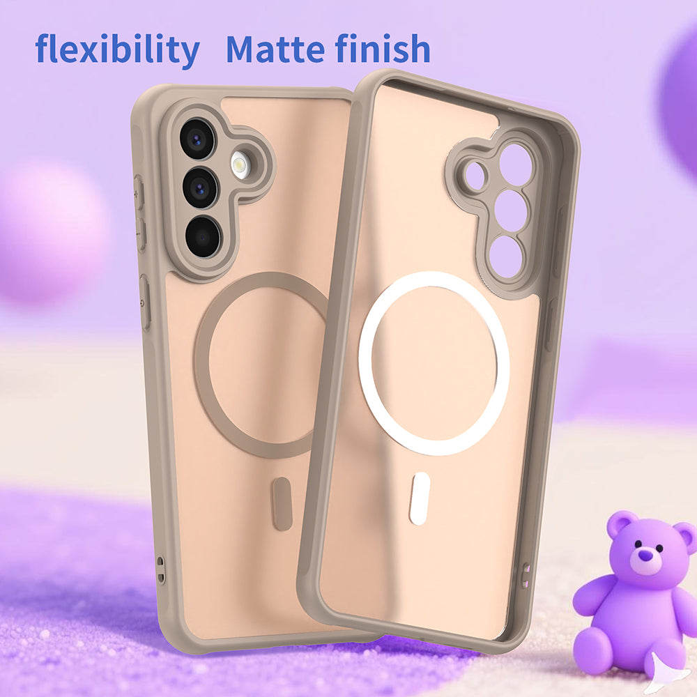 MagSafe-hoesje voor Samsung Galaxy A27 5G, Techsuit, HaloFrost II, Goud