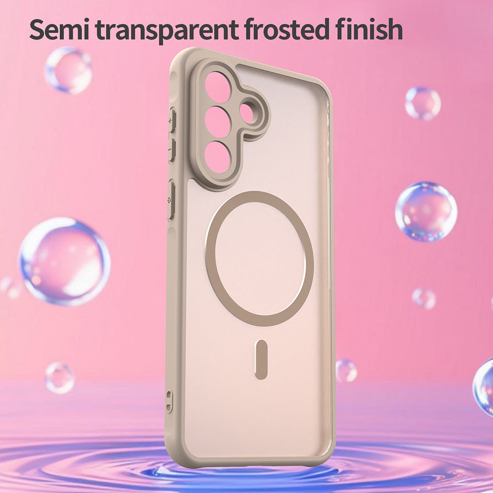 MagSafe-hoesje voor Samsung Galaxy A27 5G, Techsuit, HaloFrost II, Goud