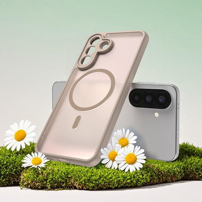 MagSafe-hoesje voor Samsung Galaxy A27 5G, Techsuit, HaloFrost II, Goud