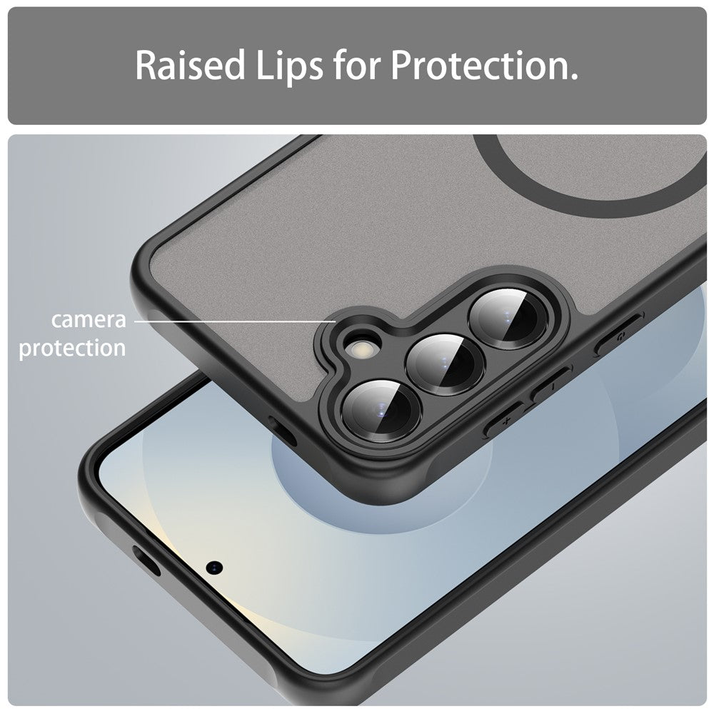 Coque MagSafe pour Samsung Galaxy A27 5G, Techsuit, HaloFrost II, Noire