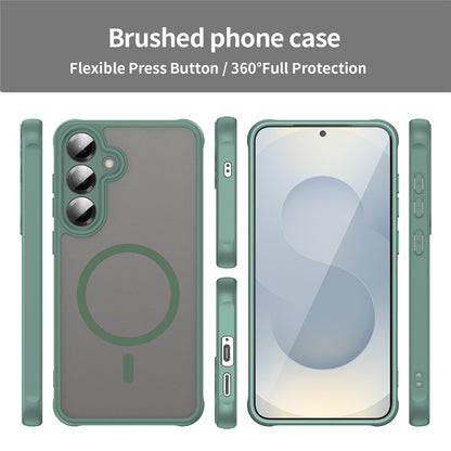Coque MagSafe pour Samsung Galaxy A27 5G, Techsuit, HaloFrost II, Vert