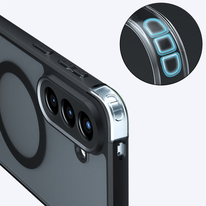 MagSafe-Hülle für Samsung Galaxy A27 5G, Techsuit, PureFrost, Satin Schwarz
