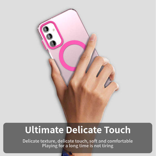 MagSafe-Hülle für Samsung Galaxy A35 5G A356, Techsuit, CandyCase, Rosa