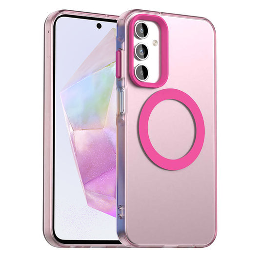 MagSafe-Hülle für Samsung Galaxy A35 5G A356, Techsuit, CandyCase, Rosa