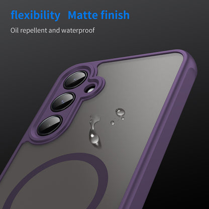 Coque MagSafe pour Samsung Galaxy A35 5G A356, Techsuit, HaloFrost II, Violet