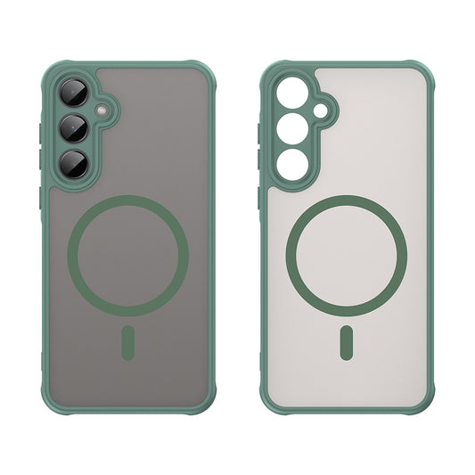 MagSafe-hoesje voor Samsung Galaxy A35 5G A356, Techsuit, HaloFrost II, Groen